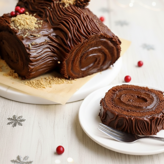 Yule Log Cake