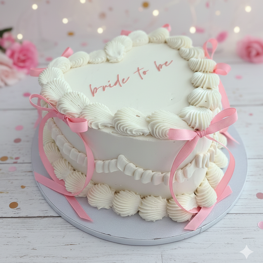 Heart Shaped Celebration Cake