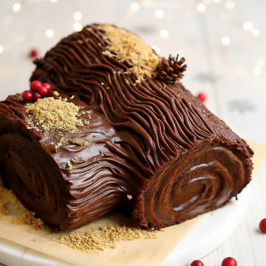 Yule Log Cake