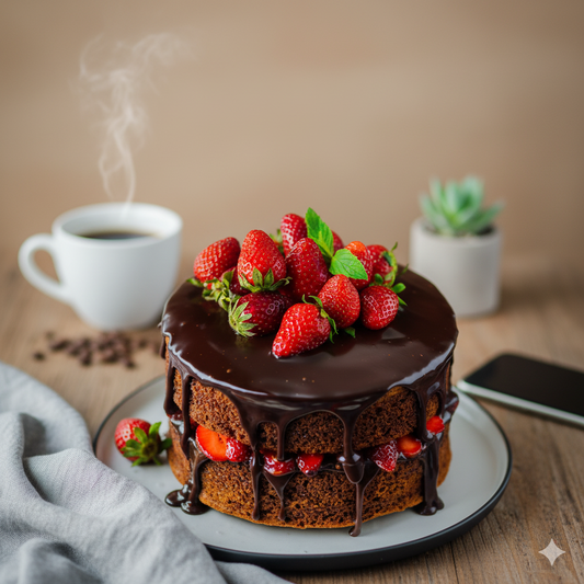 Strawberry Chocolate Cake