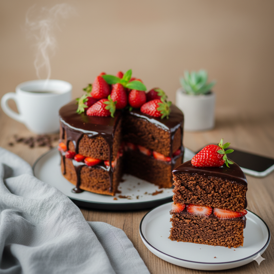 Strawberry Chocolate Cake