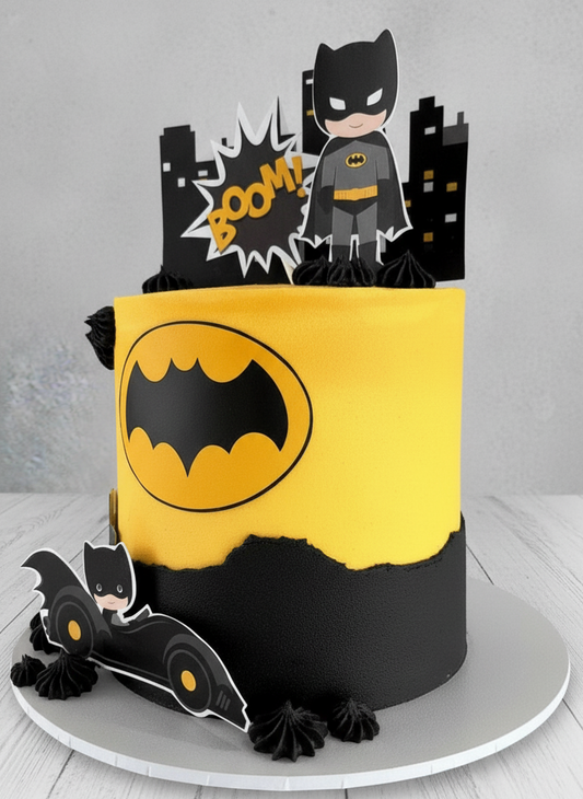 Batman Themed Birthday Cake
