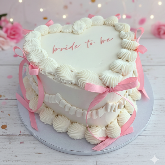 Heart Shaped Celebration Cake