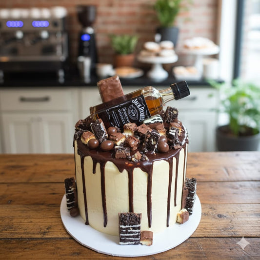 Whiskey Themed Choco Overload Cake