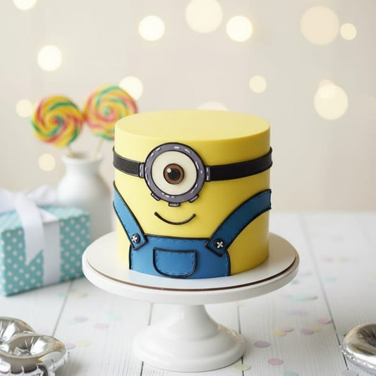 Minion Themed Birthday Cake